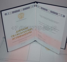 Диплом Аспирантуры 2020г в Перми