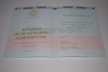 Диплом Адъюнктуры 2017г в Перми