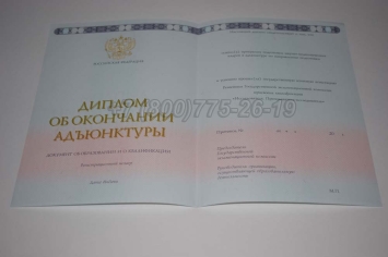 Диплом Адъюнктуры 2023г в Перми